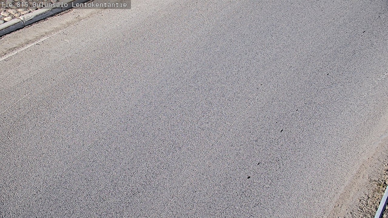 Weather Camera Image Väg 816 Uleåsalo, Lentokentäntie, Oulu, Pohjois-Pohjanmaa