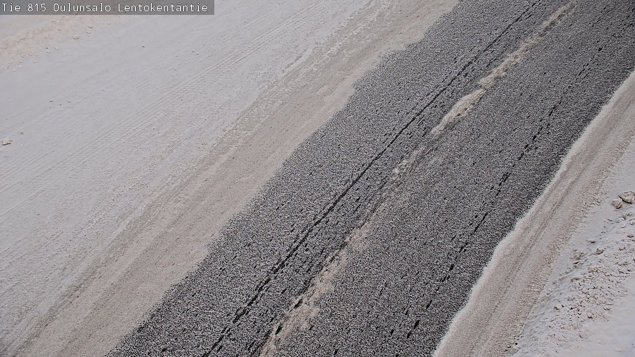 Weather Camera Image Road 816 Oulunsalo, Lentokentäntie, Oulu, Pohjois-Pohjanmaa