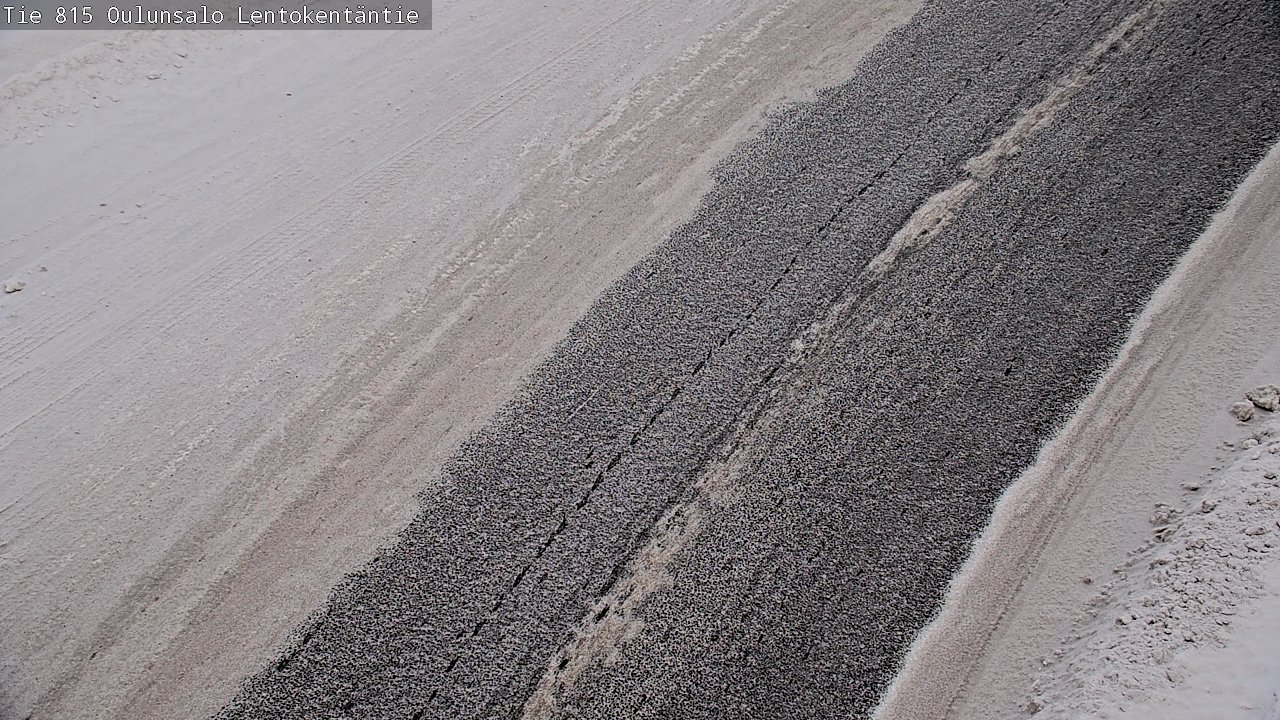 Weather Camera Image Road 816 Oulunsalo, Lentokentäntie, Oulu, Pohjois-Pohjanmaa