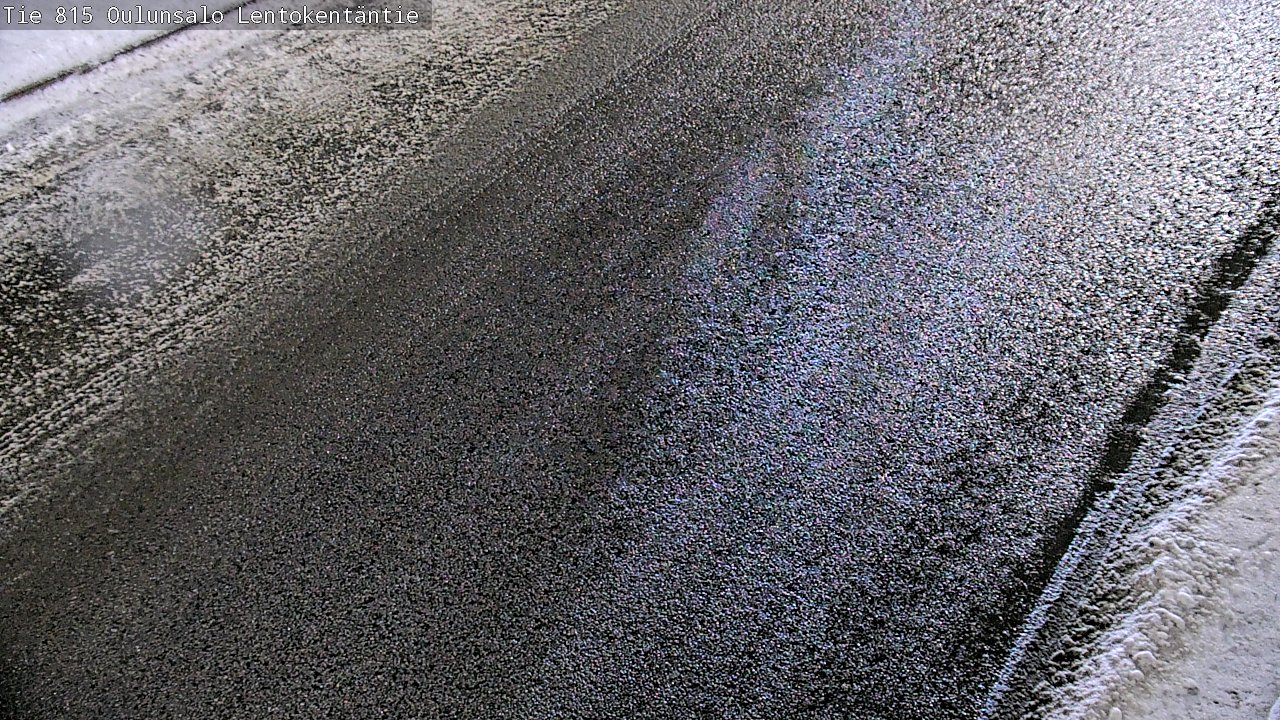 Weather Camera Image Väg 816 Uleåsalo, Lentokentäntie, Oulu, Pohjois-Pohjanmaa
