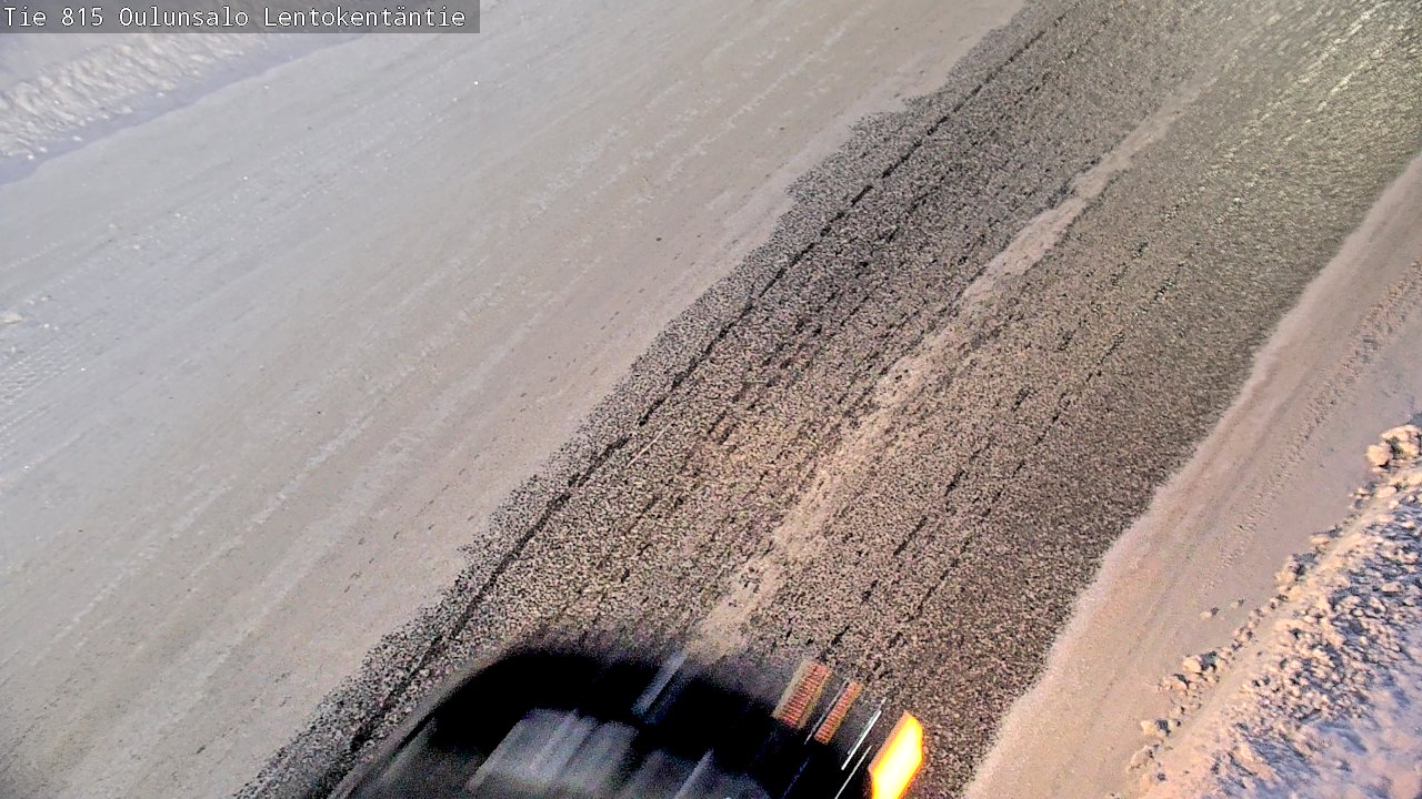 Weather Camera Image Road 816 Oulunsalo, Lentokentäntie, Oulu, Pohjois-Pohjanmaa