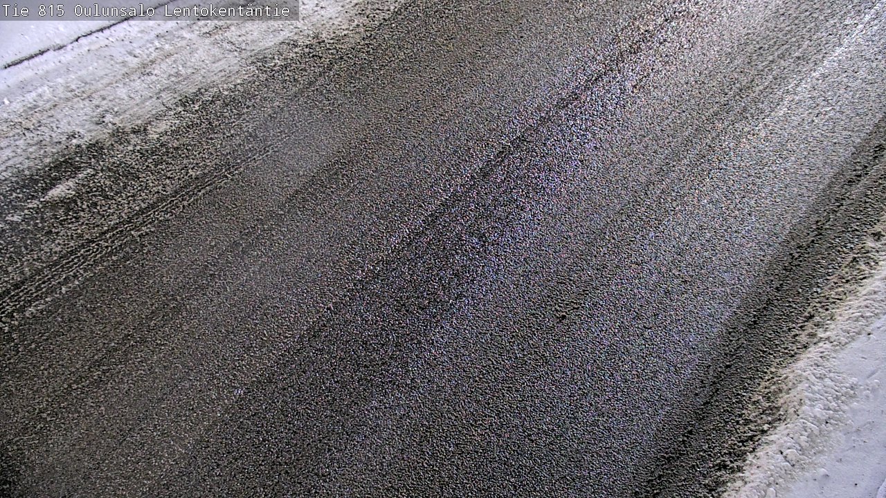 Weather Camera Image Väg 816 Uleåsalo, Lentokentäntie, Oulu, Pohjois-Pohjanmaa
