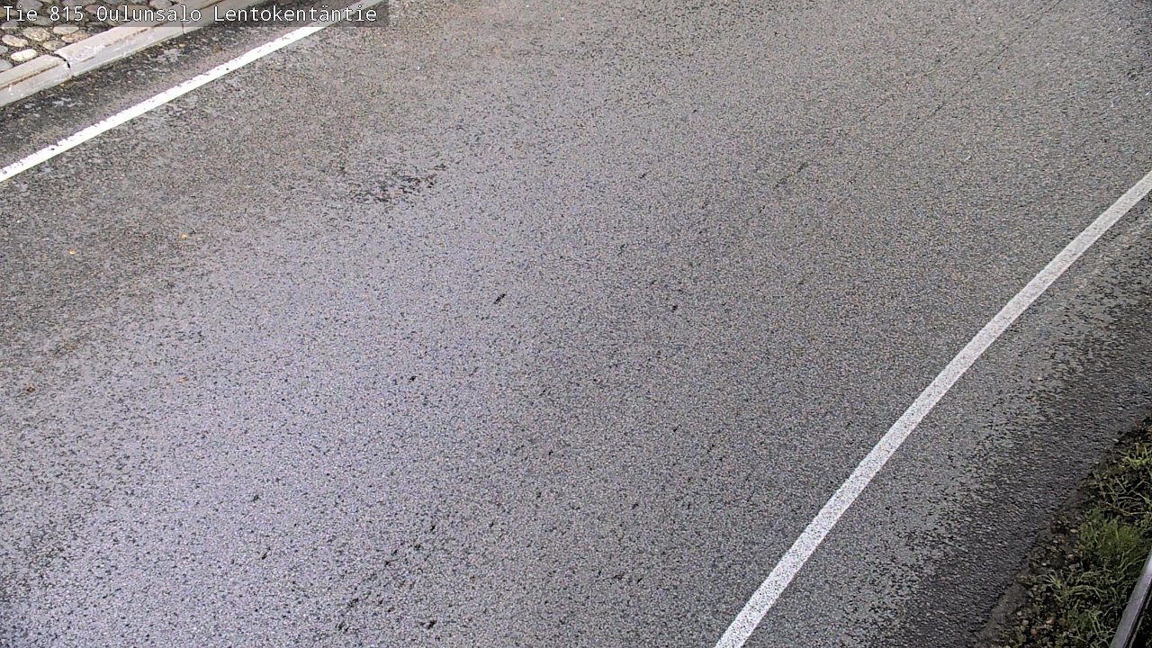 Weather Camera Image Väg 816 Uleåsalo, Lentokentäntie, Oulu, Pohjois-Pohjanmaa