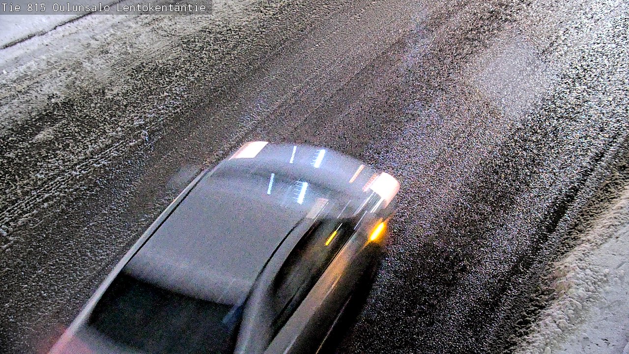 Weather Camera Image Väg 816 Uleåsalo, Lentokentäntie, Oulu, Pohjois-Pohjanmaa