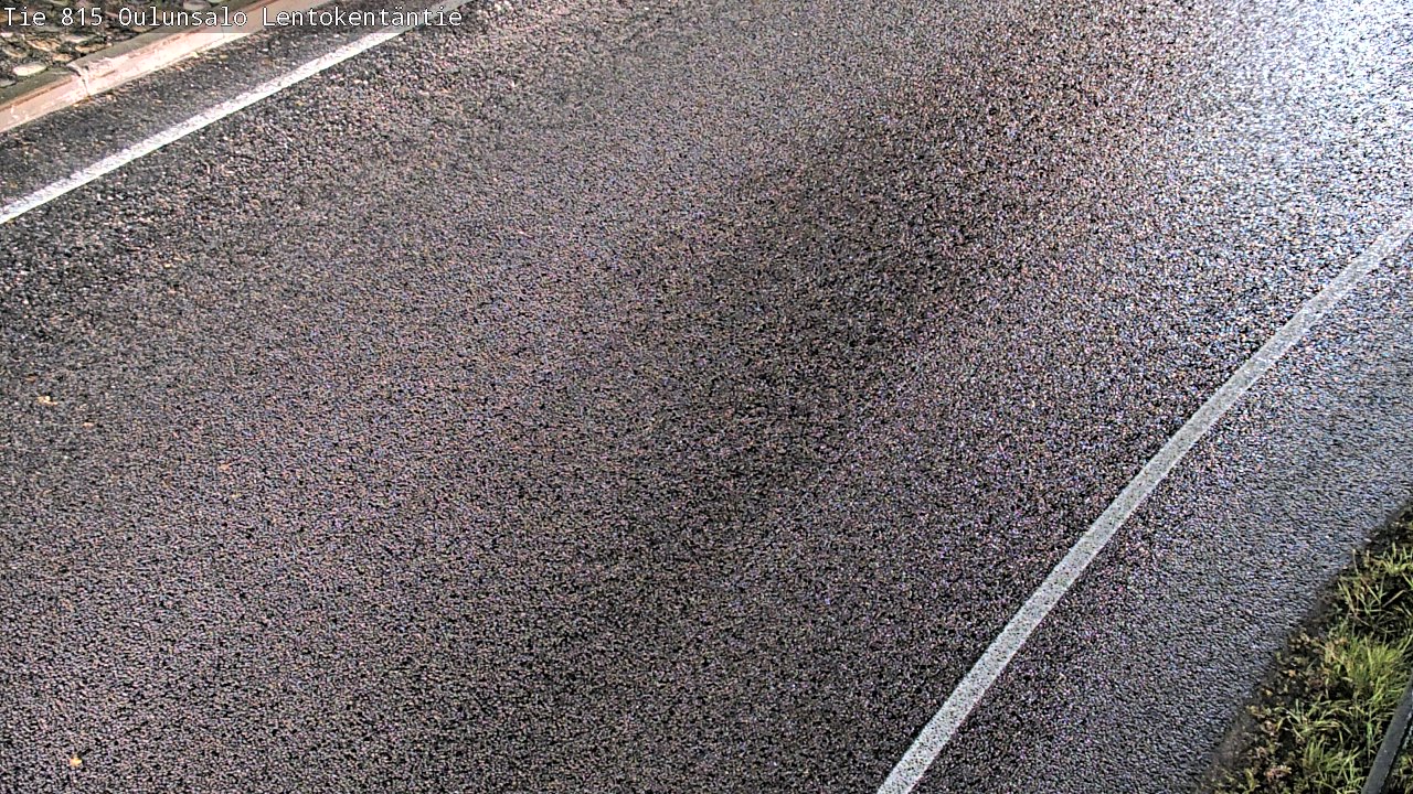 Weather Camera Image Väg 816 Uleåsalo, Lentokentäntie, Oulu, Pohjois-Pohjanmaa
