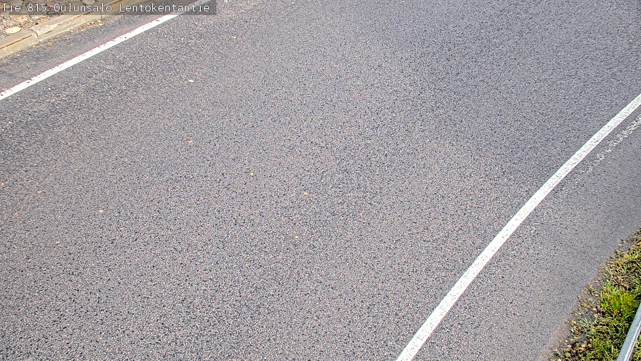 Weather Camera Image Väg 816 Uleåsalo, Lentokentäntie, Oulu, Pohjois-Pohjanmaa