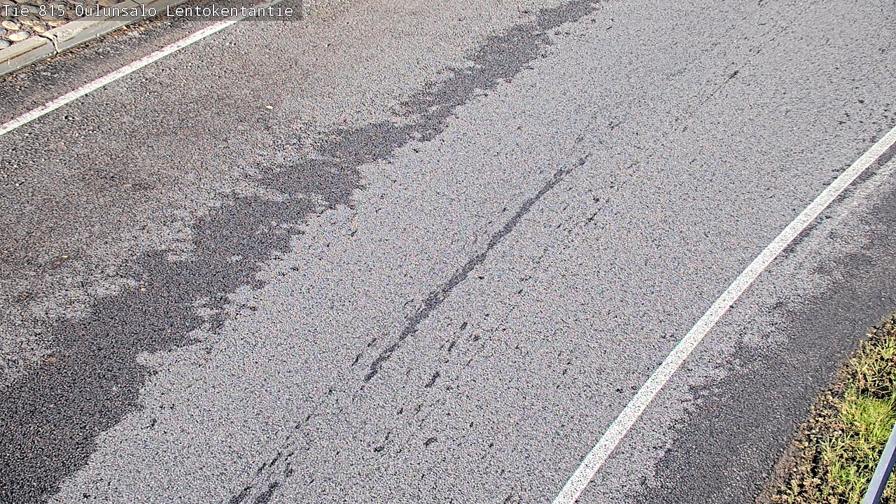 Weather Camera Image Väg 816 Uleåsalo, Lentokentäntie, Oulu, Pohjois-Pohjanmaa