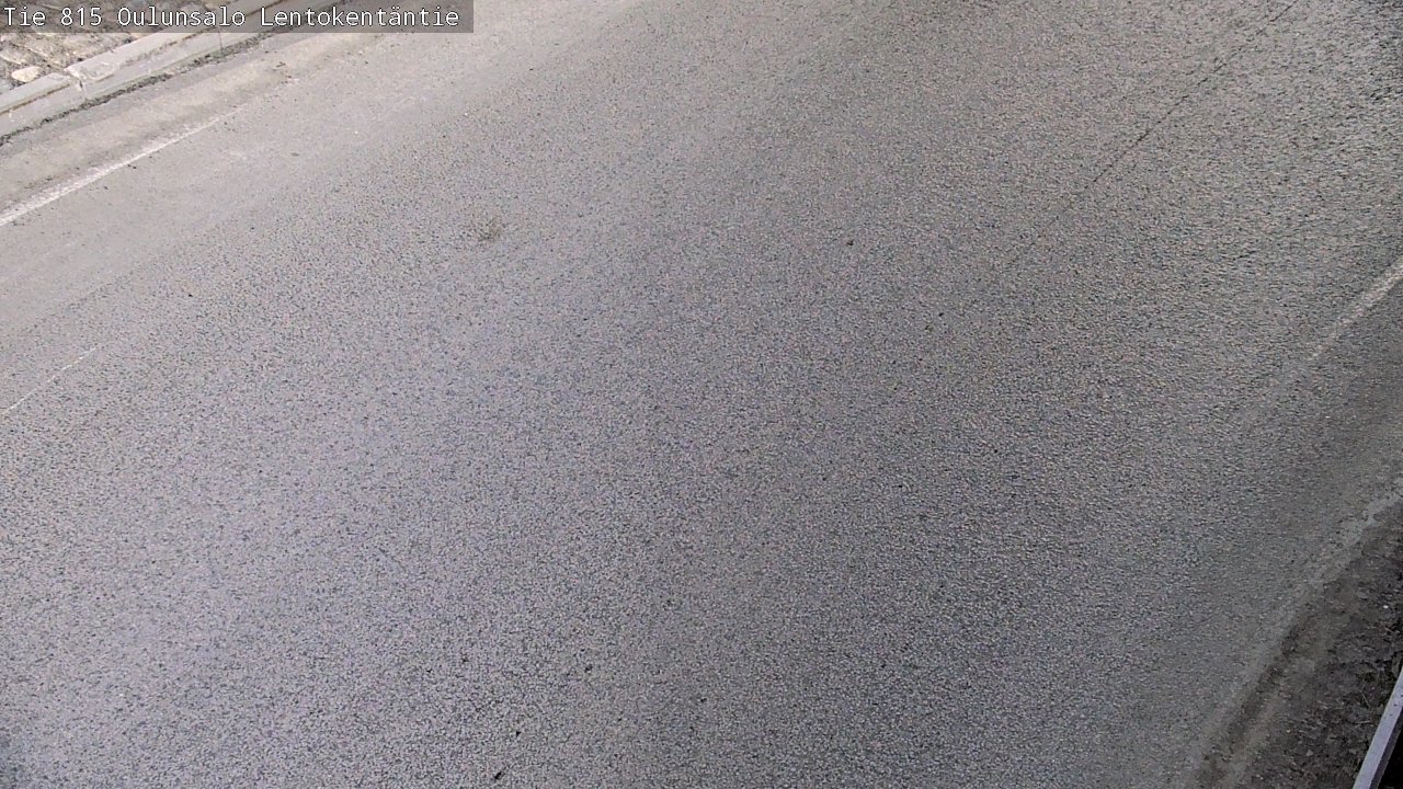 Weather Camera Image Väg 816 Uleåsalo, Lentokentäntie, Oulu, Pohjois-Pohjanmaa