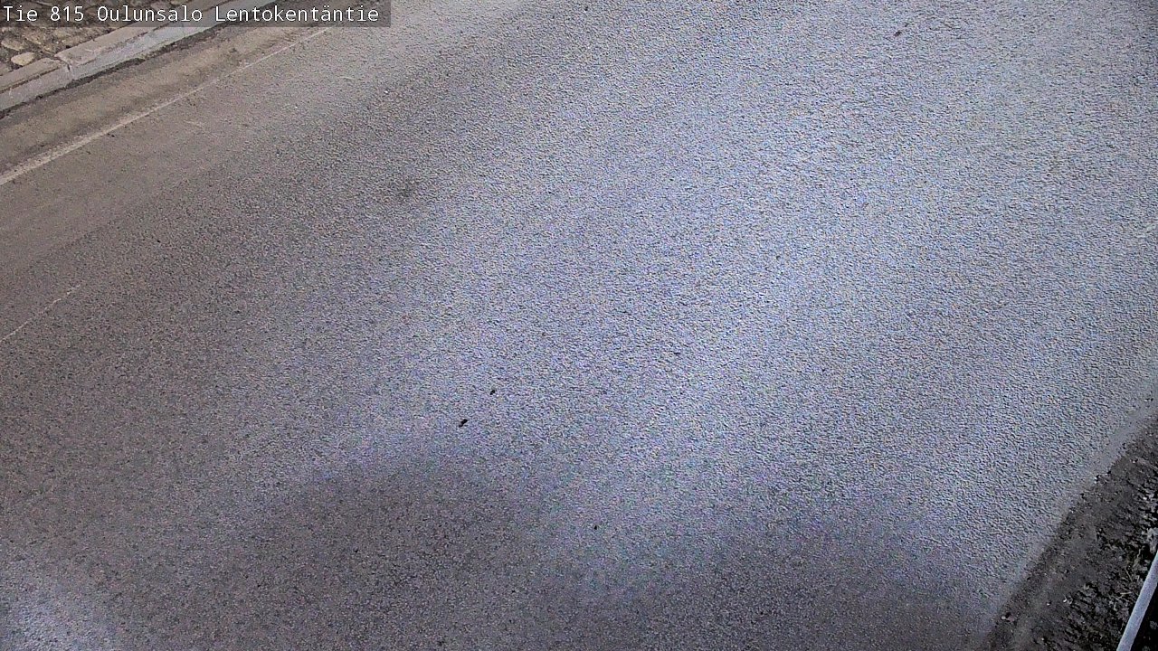 Weather Camera Image Road 816 Oulunsalo, Lentokentäntie, Oulu, Pohjois-Pohjanmaa