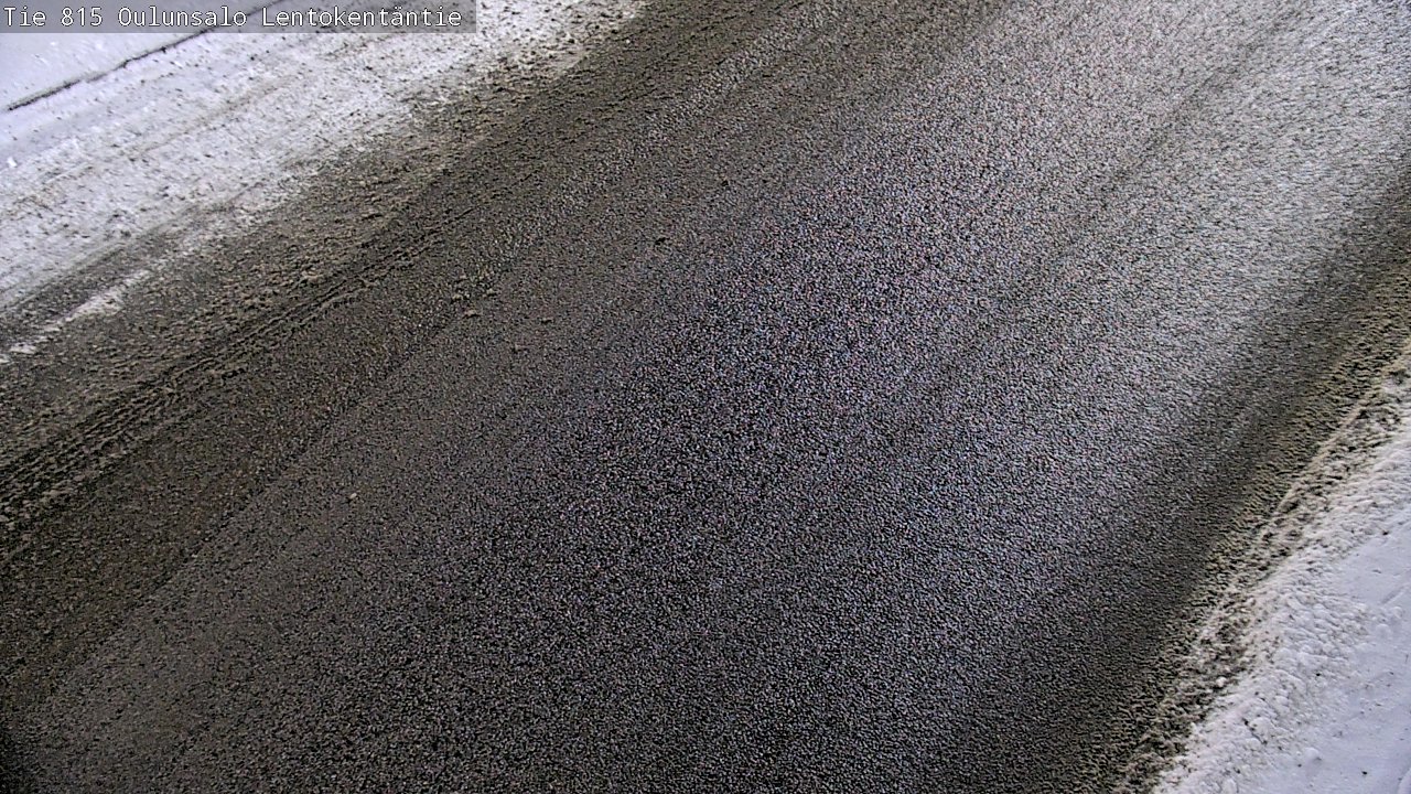 Weather Camera Image Väg 816 Uleåsalo, Lentokentäntie, Oulu, Pohjois-Pohjanmaa