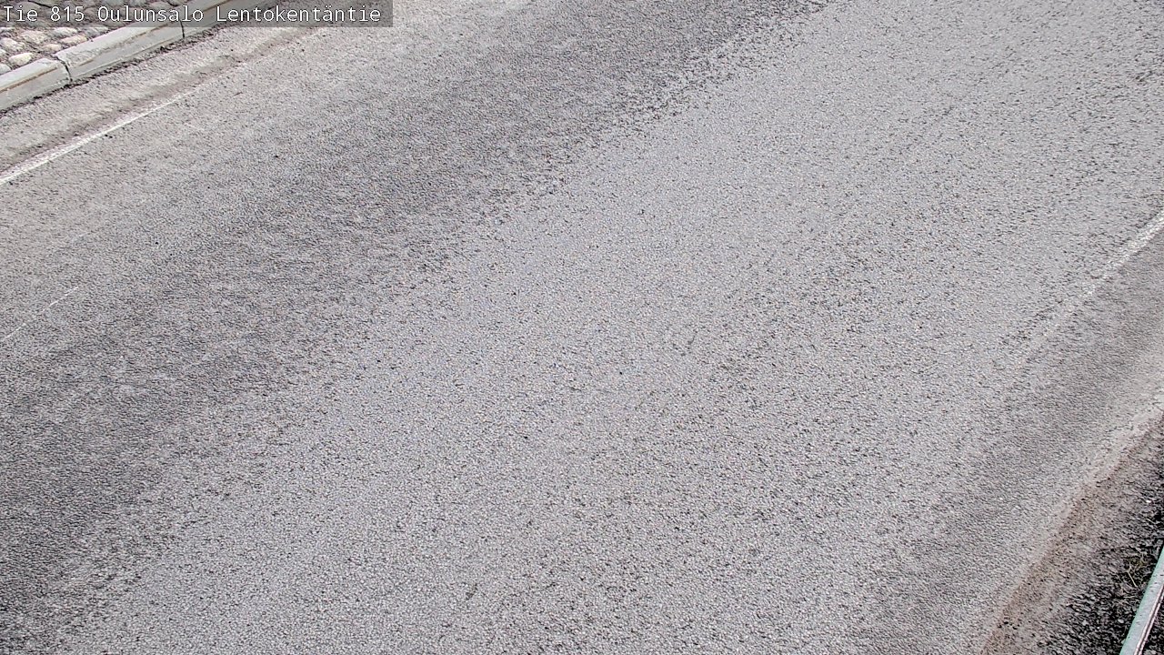 Weather Camera Image Väg 816 Uleåsalo, Lentokentäntie, Oulu, Pohjois-Pohjanmaa