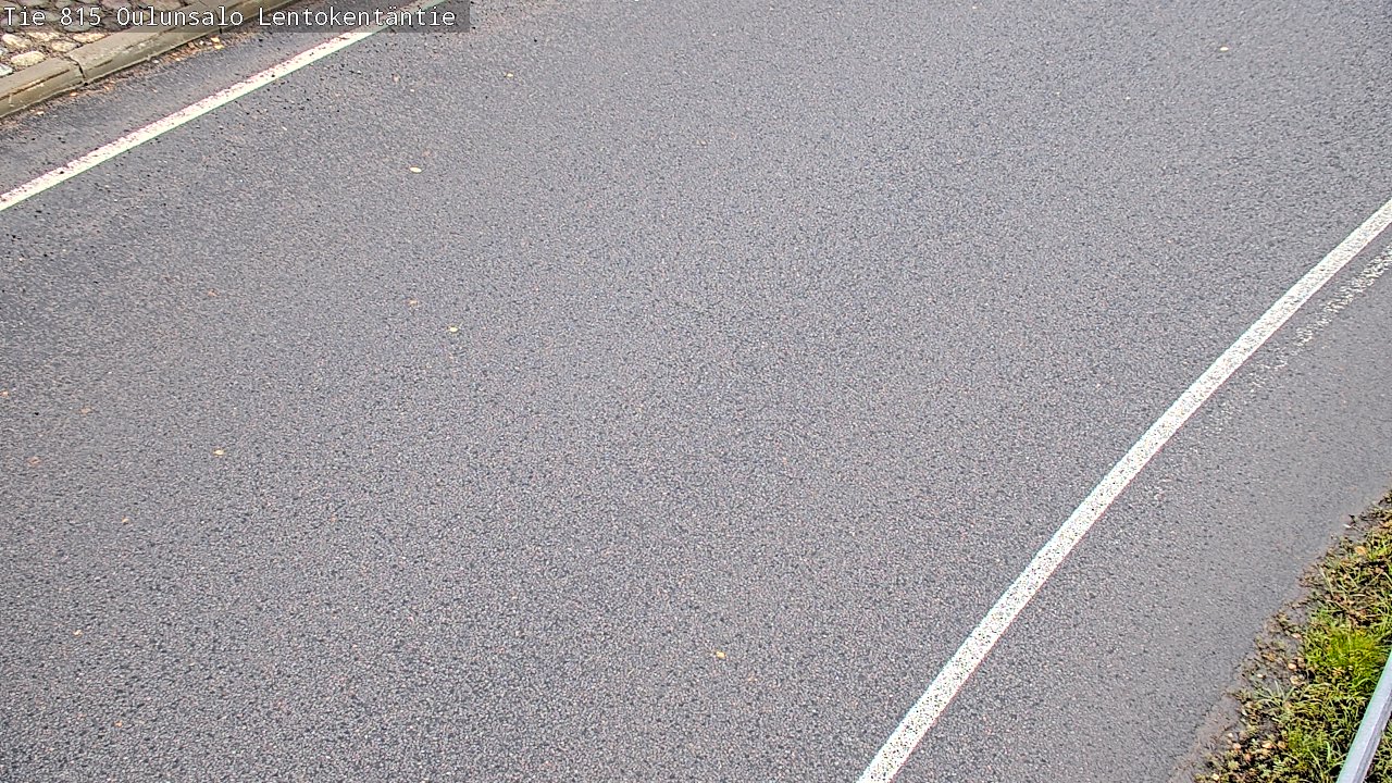 Weather Camera Image Väg 816 Uleåsalo, Lentokentäntie, Oulu, Pohjois-Pohjanmaa