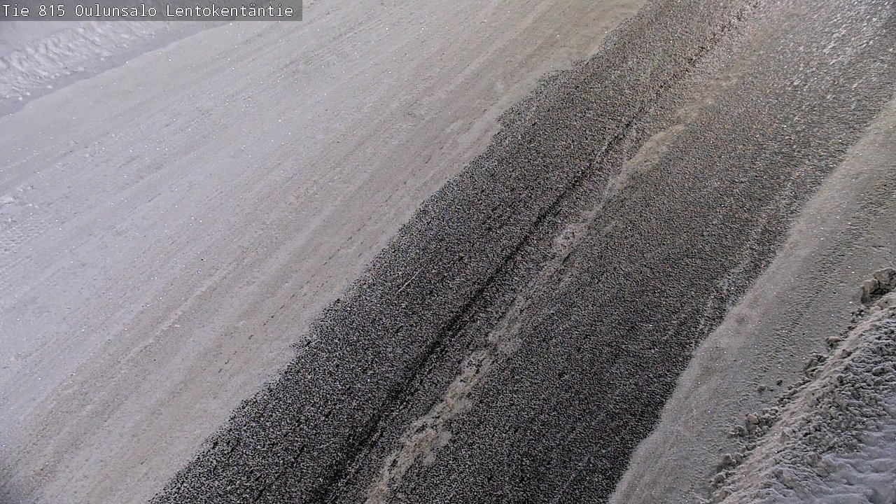 Weather Camera Image Road 816 Oulunsalo, Lentokentäntie, Oulu, Pohjois-Pohjanmaa