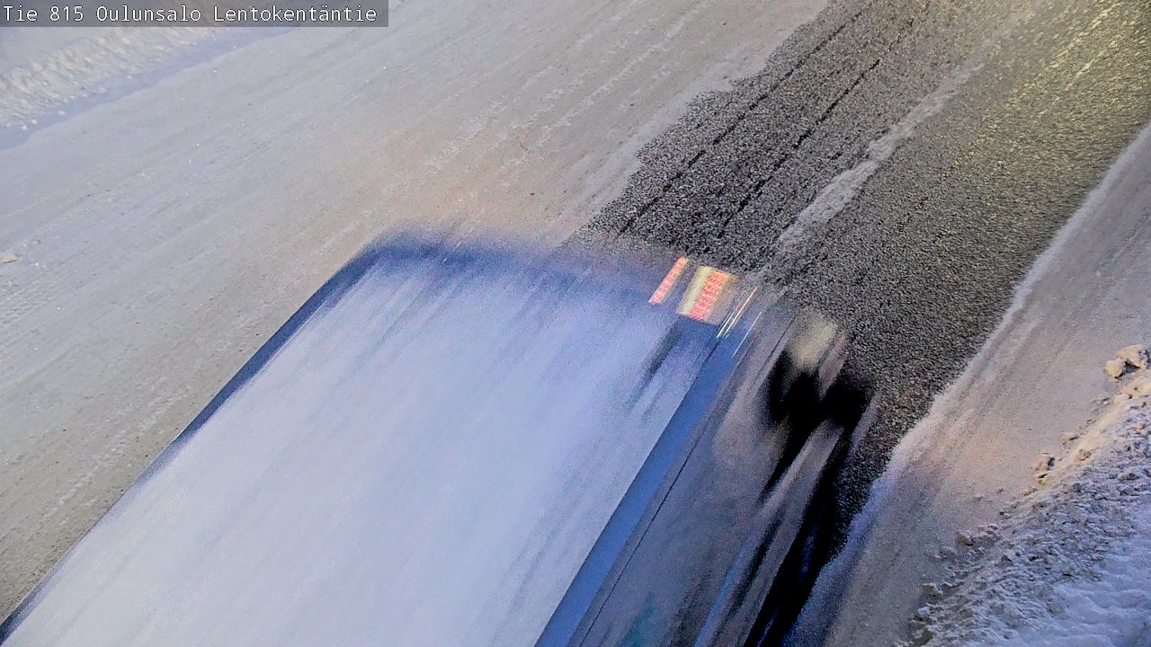 Weather Camera Image Road 816 Oulunsalo, Lentokentäntie, Oulu, Pohjois-Pohjanmaa