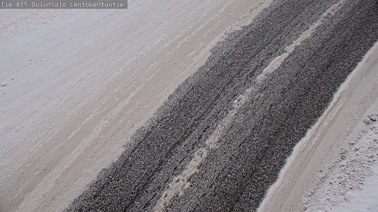 Weather Camera Image Road 816 Oulunsalo, Lentokentäntie, Oulu, Pohjois-Pohjanmaa