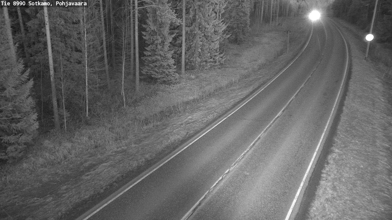 Weather Camera Image Road 8990 Sotkamo, Pohjavaara, Sotkamo, Kainuu