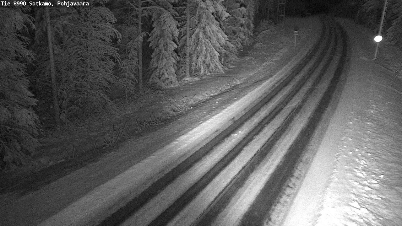 Weather Camera Image Väg 8990 Sotkamo, Pohjavaara, Sotkamo, Kainuu