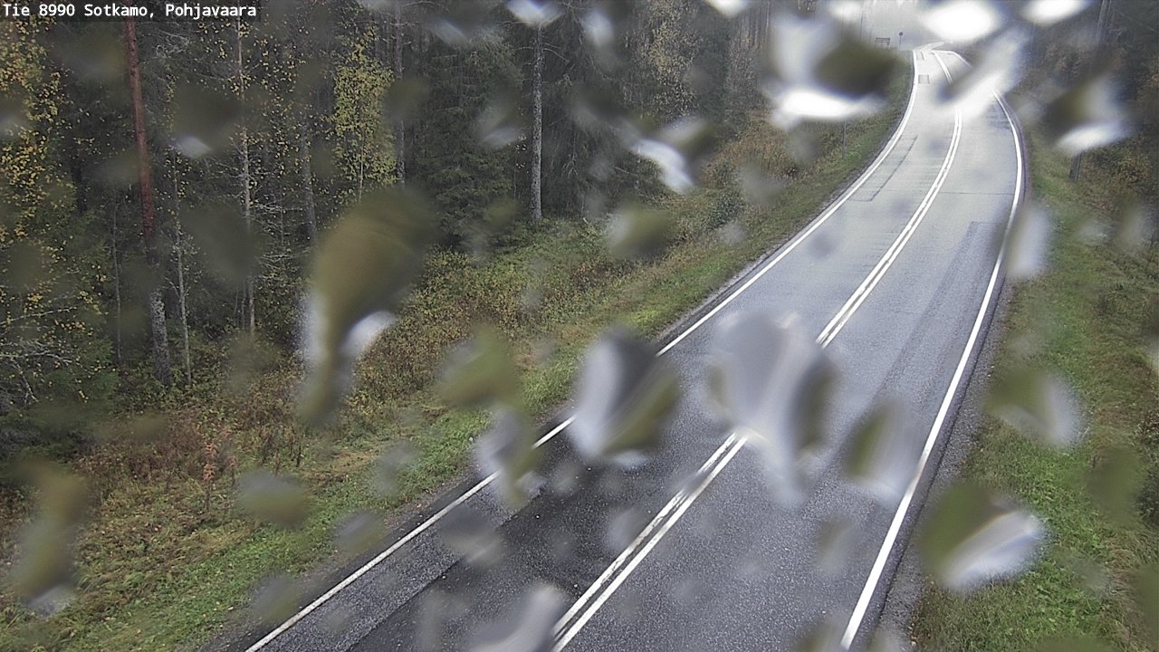 Weather Camera Image Road 8990 Sotkamo, Pohjavaara, Sotkamo, Kainuu