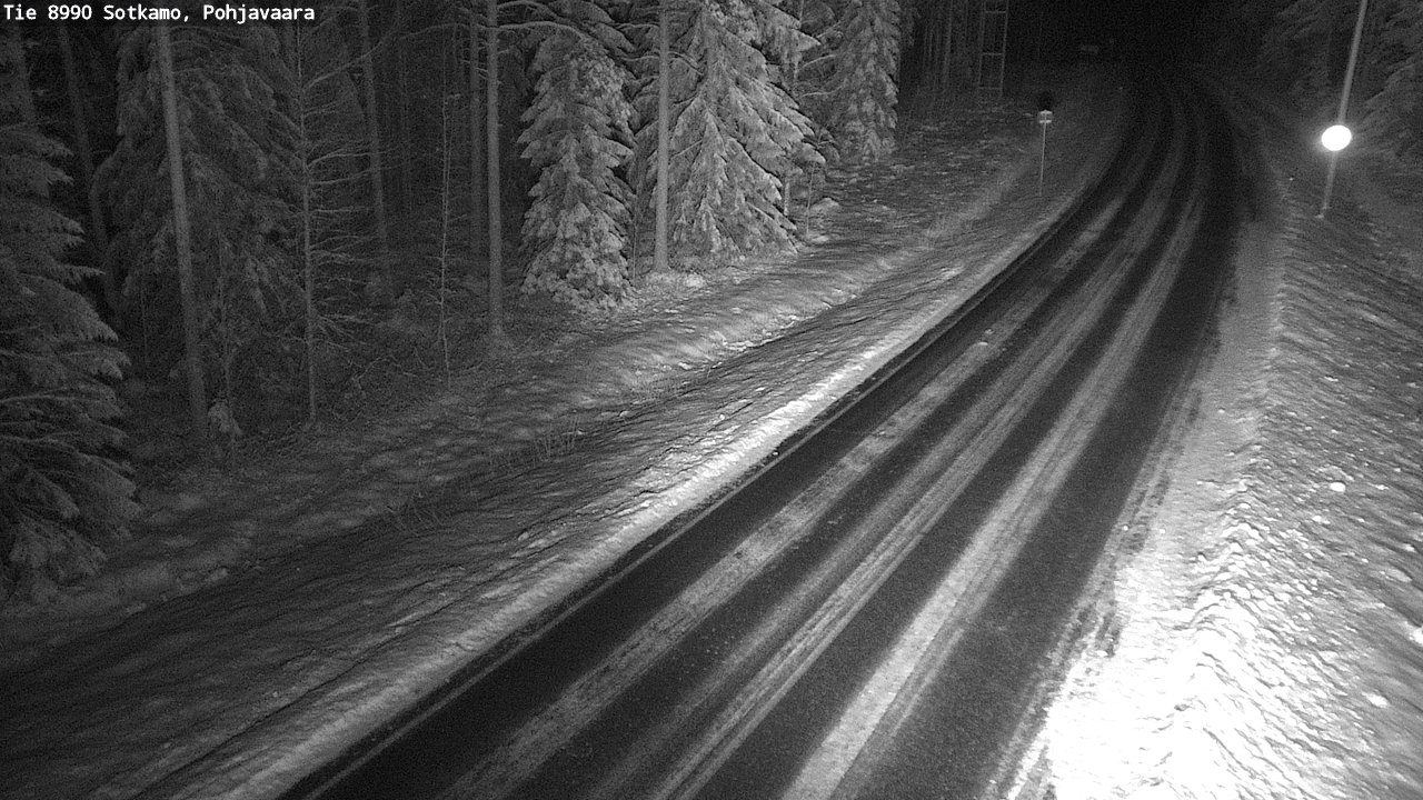 Weather Camera Image Väg 8990 Sotkamo, Pohjavaara, Sotkamo, Kainuu