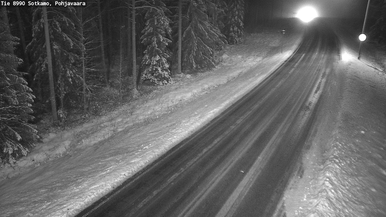 Weather Camera Image Väg 8990 Sotkamo, Pohjavaara, Sotkamo, Kainuu