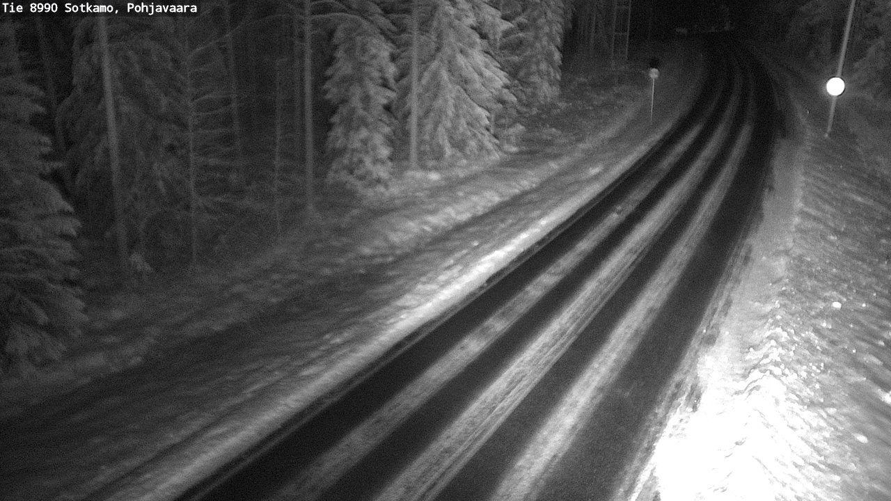 Weather Camera Image Väg 8990 Sotkamo, Pohjavaara, Sotkamo, Kainuu