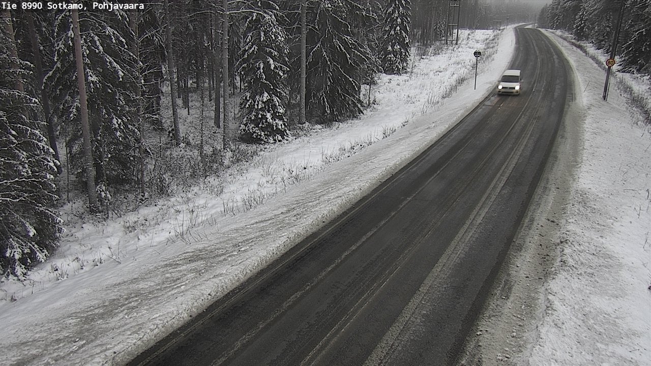 Weather Camera Image Väg 8990 Sotkamo, Pohjavaara, Sotkamo, Kainuu