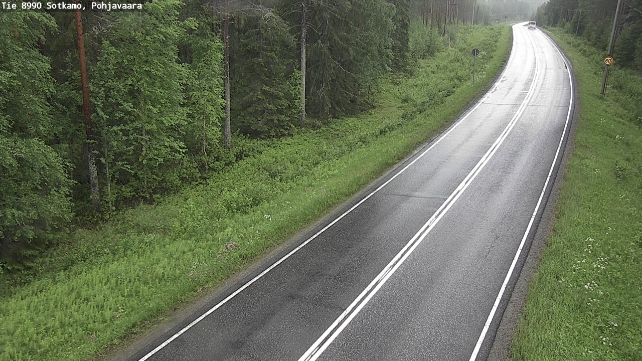 Weather Camera Image Road 8990 Sotkamo, Pohjavaara, Sotkamo, Kainuu