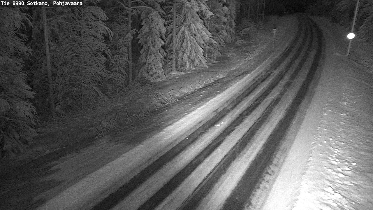 Weather Camera Image Väg 8990 Sotkamo, Pohjavaara, Sotkamo, Kainuu