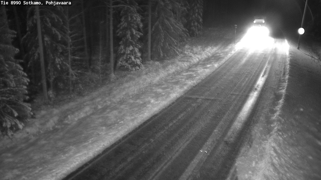 Weather Camera Image Väg 8990 Sotkamo, Pohjavaara, Sotkamo, Kainuu