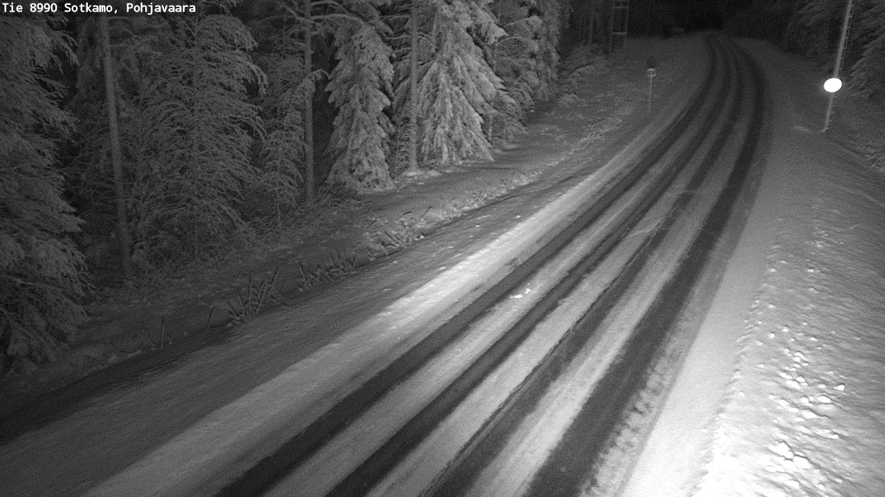 Weather Camera Image Väg 8990 Sotkamo, Pohjavaara, Sotkamo, Kainuu