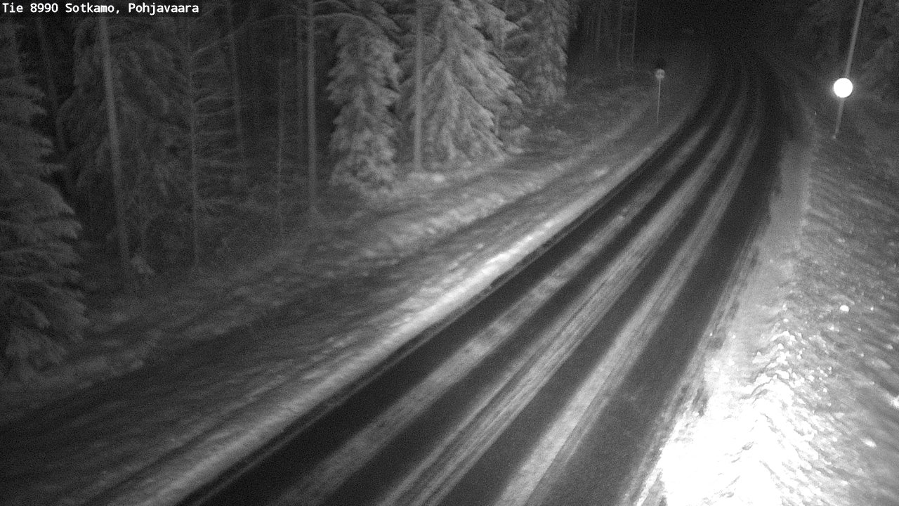 Weather Camera Image Väg 8990 Sotkamo, Pohjavaara, Sotkamo, Kainuu