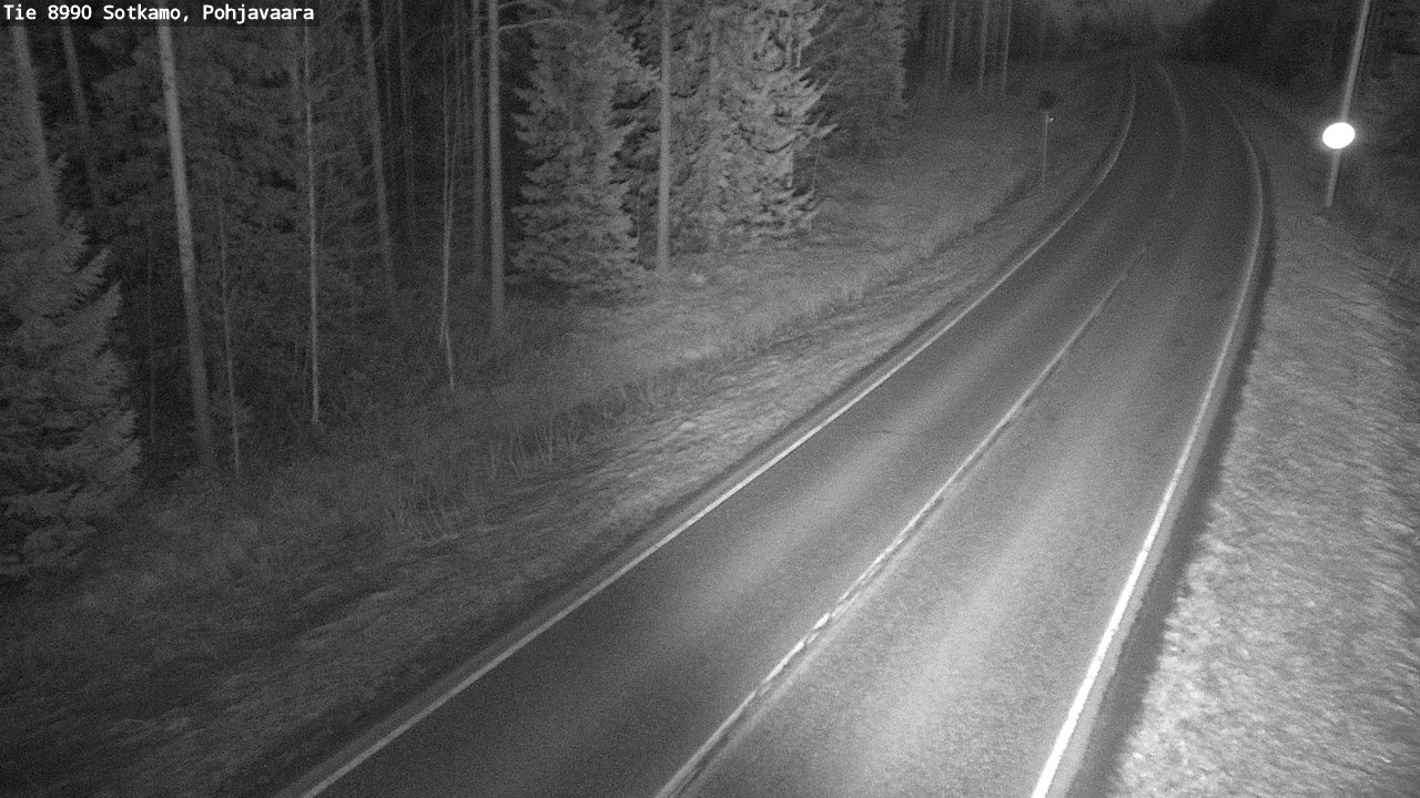 Weather Camera Image Road 8990 Sotkamo, Pohjavaara, Sotkamo, Kainuu