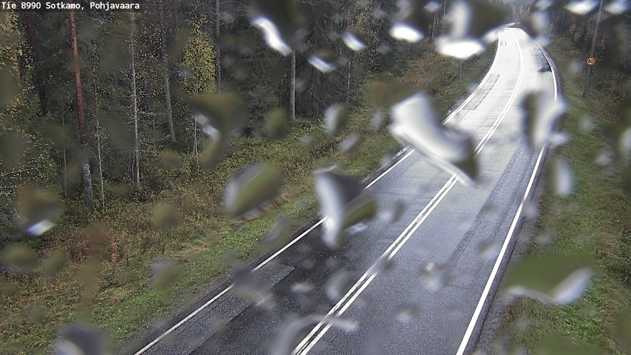 Weather Camera Image Road 8990 Sotkamo, Pohjavaara, Sotkamo, Kainuu
