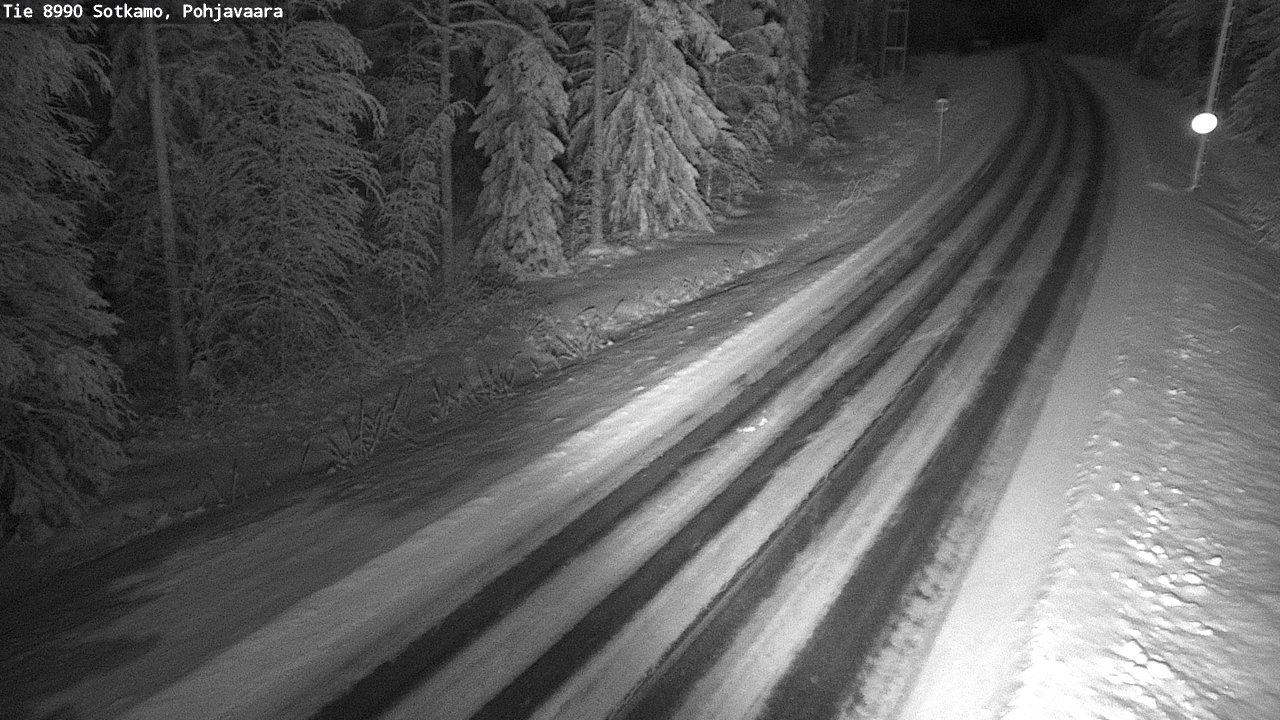 Weather Camera Image Väg 8990 Sotkamo, Pohjavaara, Sotkamo, Kainuu