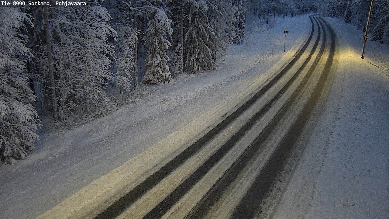 Weather Camera Image Road 8990 Sotkamo, Pohjavaara, Sotkamo, Kainuu