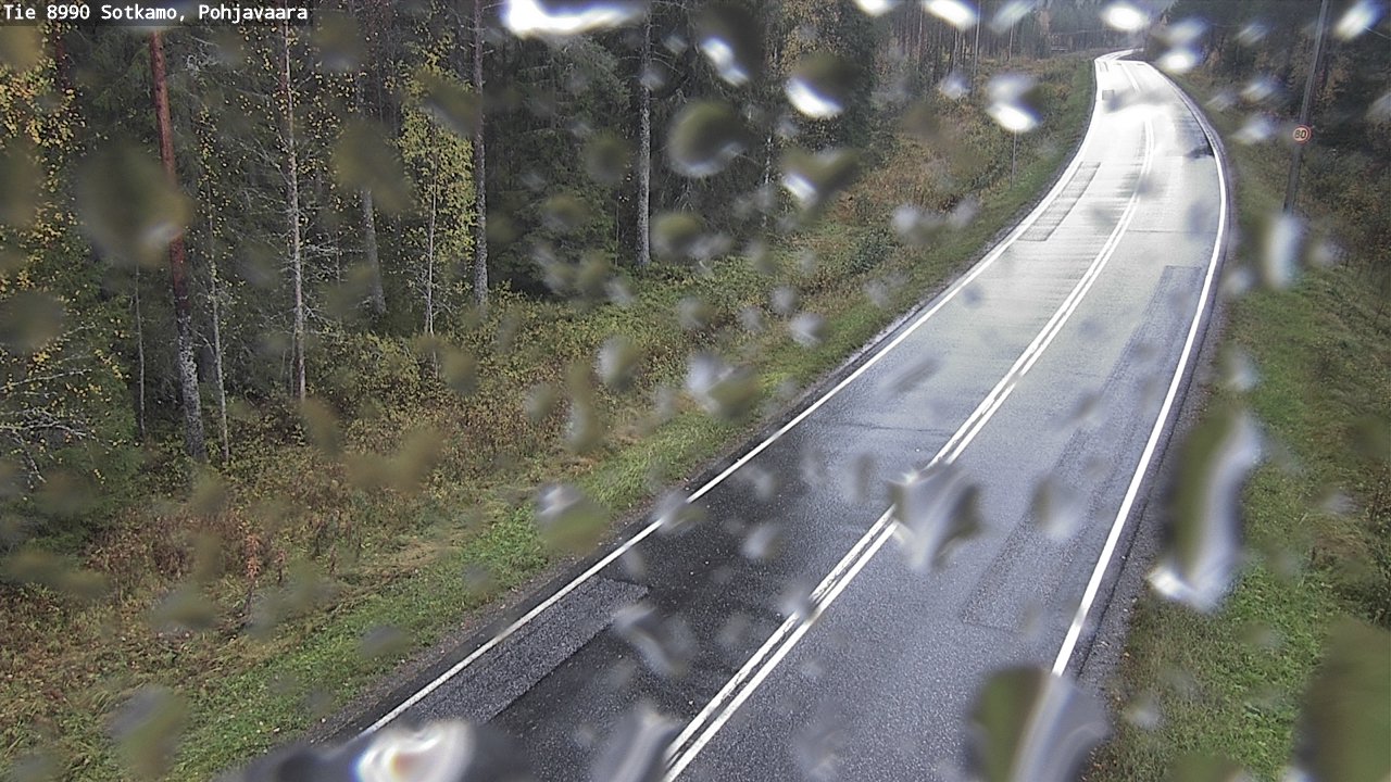 Weather Camera Image Road 8990 Sotkamo, Pohjavaara, Sotkamo, Kainuu