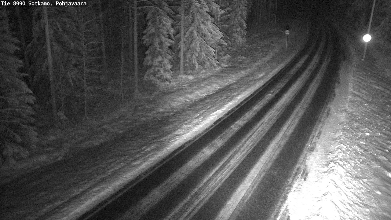 Weather Camera Image Väg 8990 Sotkamo, Pohjavaara, Sotkamo, Kainuu
