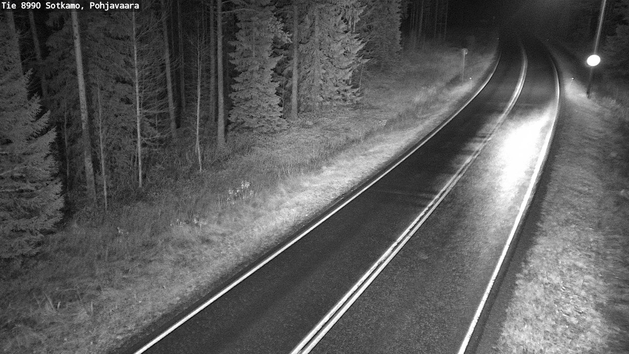 Weather Camera Image Väg 8990 Sotkamo, Pohjavaara, Sotkamo, Kainuu