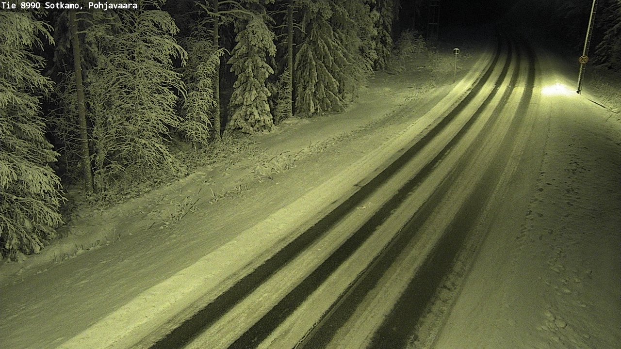 Weather Camera Image Road 8990 Sotkamo, Pohjavaara, Sotkamo, Kainuu