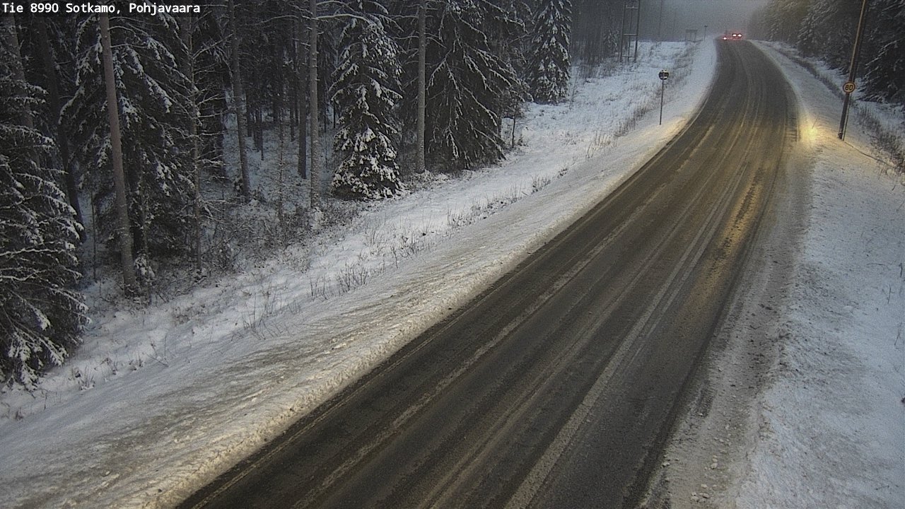 Weather Camera Image Väg 8990 Sotkamo, Pohjavaara, Sotkamo, Kainuu