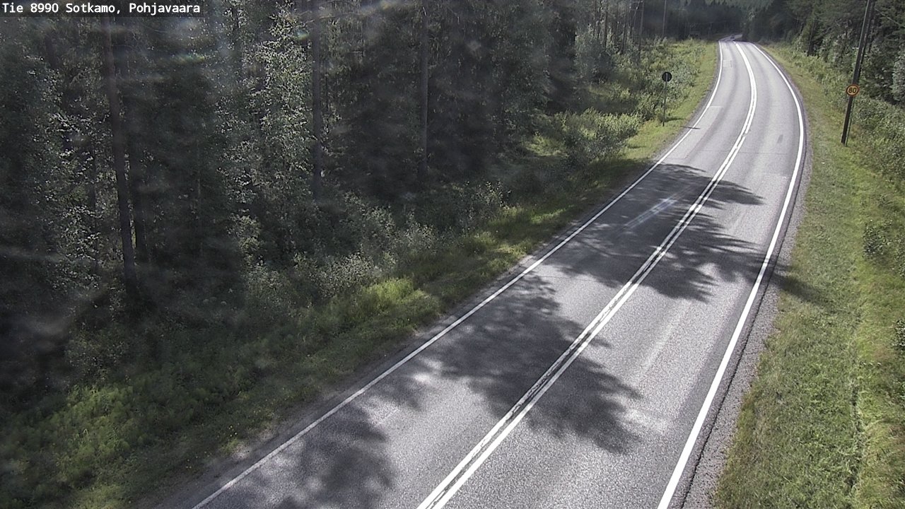 Weather Camera Image Väg 8990 Sotkamo, Pohjavaara, Sotkamo, Kainuu