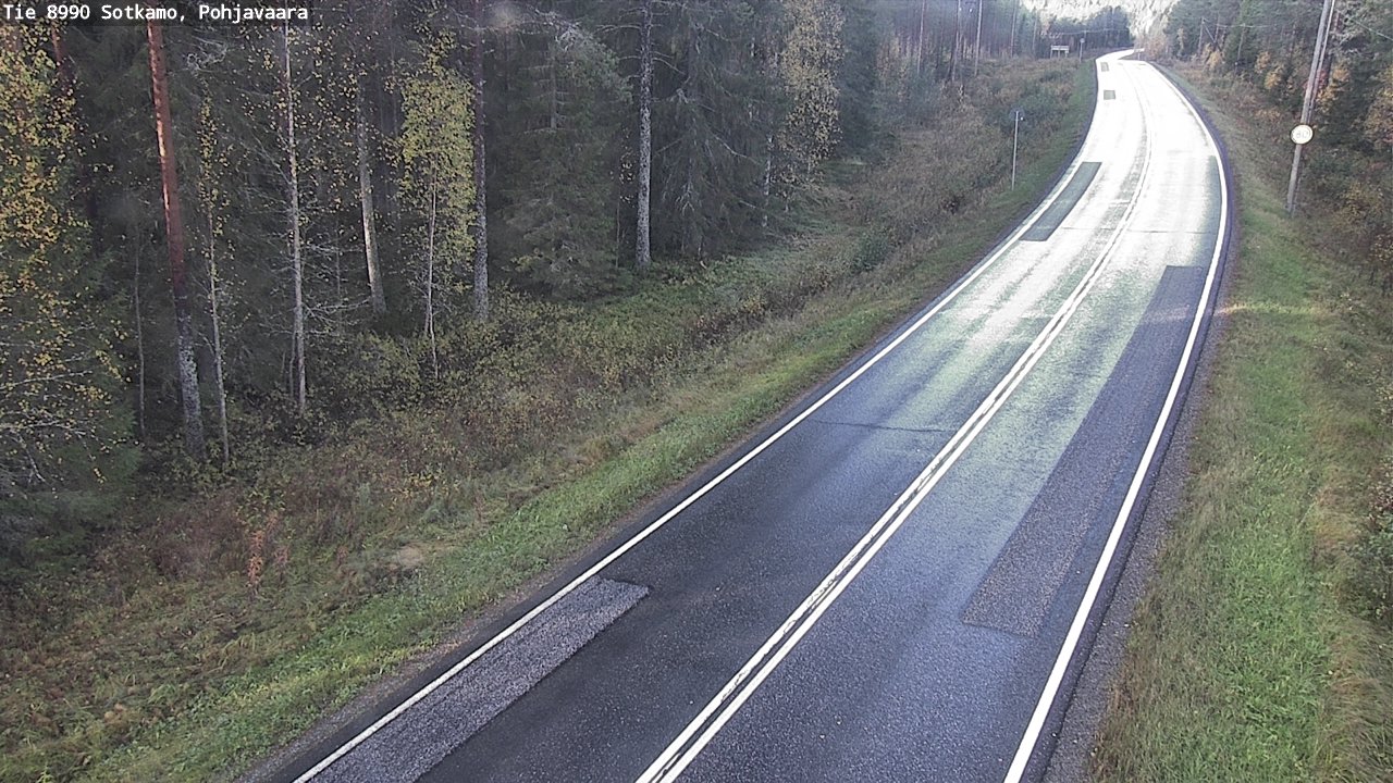 Weather Camera Image Road 8990 Sotkamo, Pohjavaara, Sotkamo, Kainuu