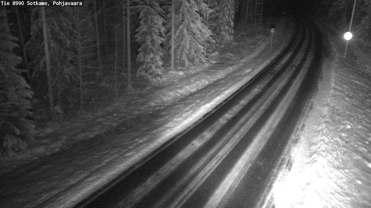 Weather Camera Image Väg 8990 Sotkamo, Pohjavaara, Sotkamo, Kainuu