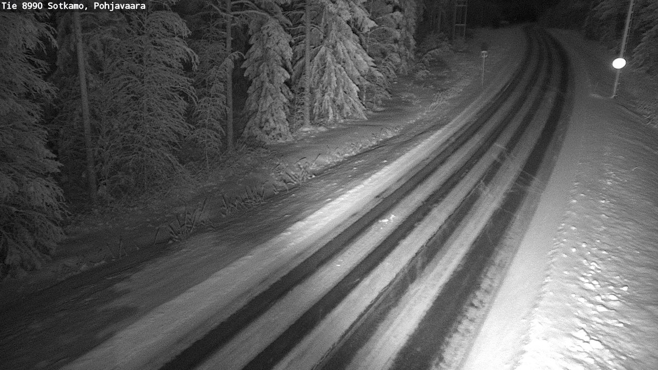 Weather Camera Image Väg 8990 Sotkamo, Pohjavaara, Sotkamo, Kainuu