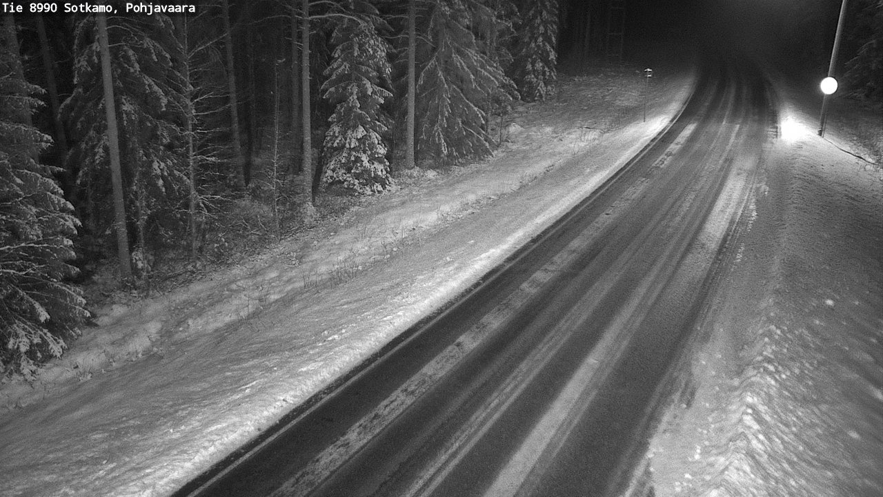 Weather Camera Image Väg 8990 Sotkamo, Pohjavaara, Sotkamo, Kainuu