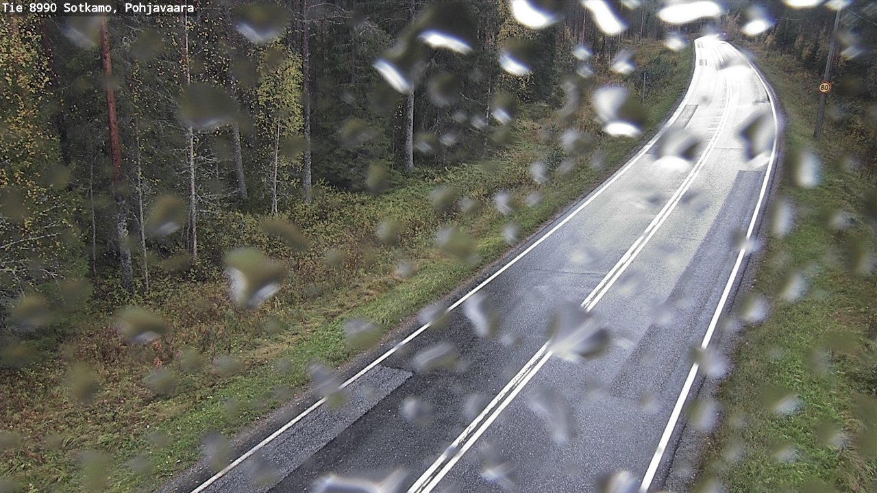 Weather Camera Image Road 8990 Sotkamo, Pohjavaara, Sotkamo, Kainuu