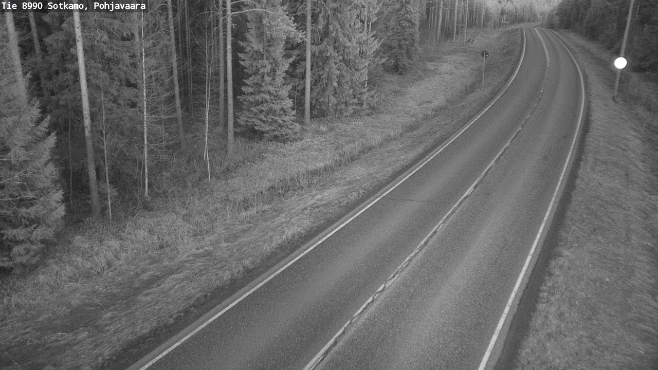 Weather Camera Image Road 8990 Sotkamo, Pohjavaara, Sotkamo, Kainuu