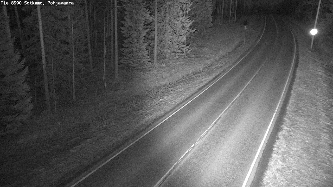 Weather Camera Image Road 8990 Sotkamo, Pohjavaara, Sotkamo, Kainuu