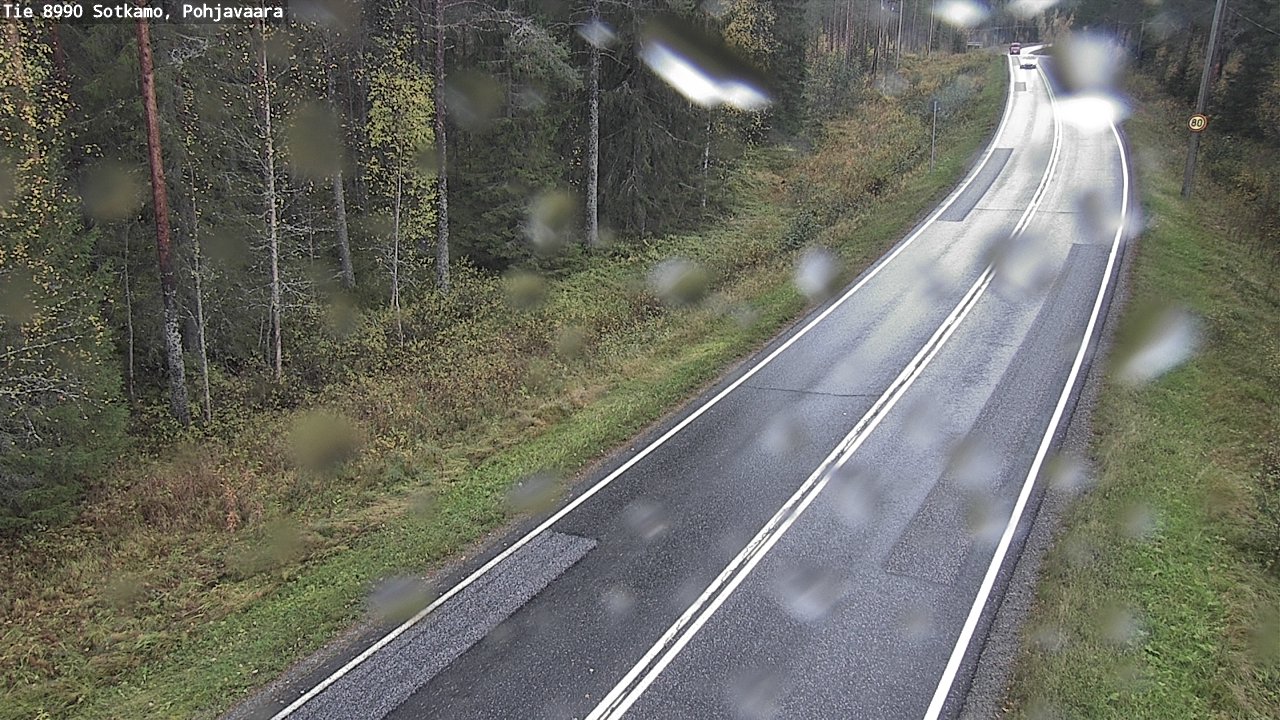 Weather Camera Image Road 8990 Sotkamo, Pohjavaara, Sotkamo, Kainuu