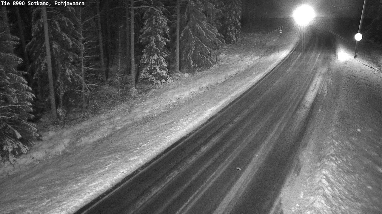 Weather Camera Image Väg 8990 Sotkamo, Pohjavaara, Sotkamo, Kainuu